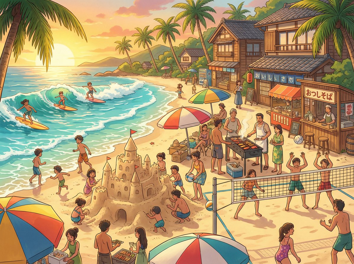 小欣奈海角社区户外活动